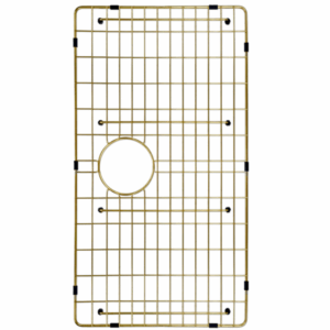 Meir - Lavello Grid - GRID-08-PVDBB - Lavello Protection Grid for MKSP-S760440 - Brushed Bronze Gold