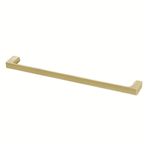 Phoenix - Gloss - GS804-12 - Single Towel Rail 600mm - Brushed Gold