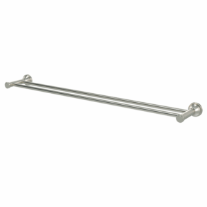 Meir - Harrington - HR01-R-PVDBN - Harrington Double Towel Rail 750mm - PVD Brushed Nickel