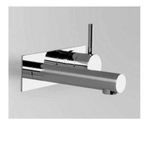 Astra Walker - Icon - A69.05.48.BP.V2.00 - Wall Mixer on Backplate with 150mm Spout - Chrome