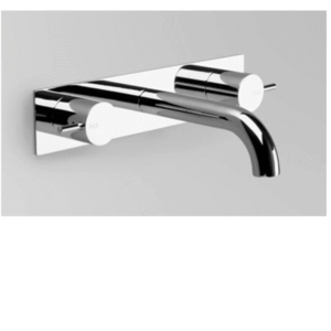 Astra Walker - Icon - A69.05.BP.00 - Wall Set on Backplate with 150mm Spout - Chrome