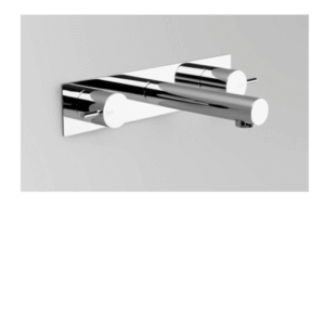 Astra Walker - Icon - A69.05.BP.V2.00 - Wall Set on Backplate with 150mm Spout- Chrome