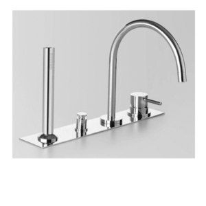 Astra Walker - Icon - A69.07.48.42.V4.00 - Hob Spa/Hand Shower Set on Backplate