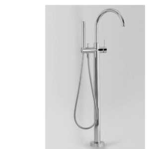 Astra Walker - Icon - A69.08.V7.00 - Bath Mixer Floor Mounted with Hand Shower - Chrome