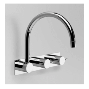 Astra Walker - Icon - A69.28.OBP.00 - Wall Set on Backplate - Chrome