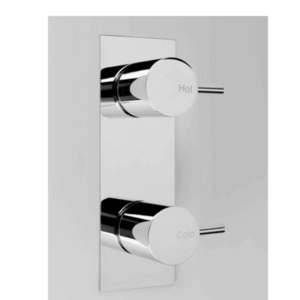 Astra Walker - Icon - A69.49.OBP.00 - Offset Wall Tap Set on Backplate - Chrome