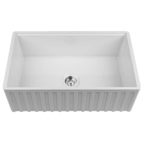 Abey - Chambord Legrande - LEGRANDE-1W - Single Bowl Reversible Fireclay Kitchen Sink
