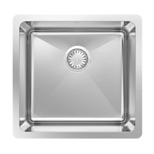 Abey - Laundry - LT120 - 45 Litre Single Bowl with Overflow - Stainless Steel