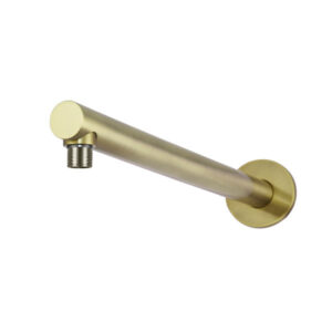Meir - MA02-400-PVDBB - Round Wall Shower Arm 400mm - PVD Tiger Bronze