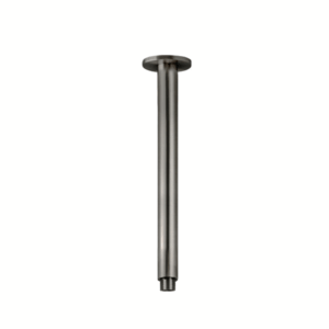 Meir - MA07-300-PVDGM - Round Ceiling Shower Arm 300mm - Shadow Gunmetal