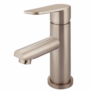 Meir - MB02PD-CH - Round Paddle Basin Mixer - Champagne