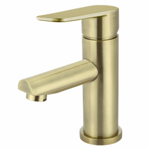Meir - MB02PD-PVDBB - Round Paddle Basin Mixer - PVD Tiger Bronze