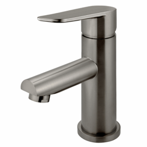 Meir - MB02PD-PVDGM - Round Paddle Basin Mixer - Shadow Gunmetal