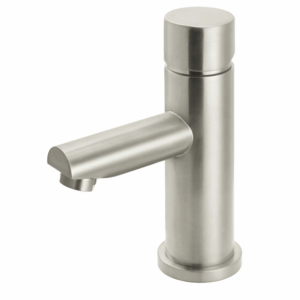 Meir - MB02PN-PVDBN - Round Pinless Basin Mixer - PVD Brushed Nickel