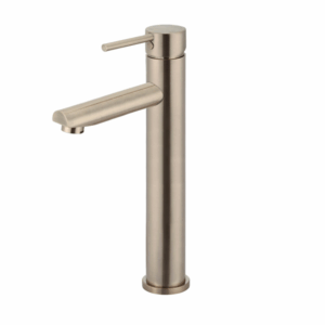 Meir - MB04-R2-CH - Round Tall Basin Mixer - Champagne