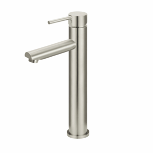 Meir - MB04-R2-PVDBN - Round Tall Basin Mixer - PVD Brushed Nickel
