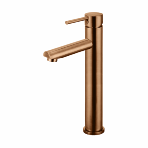 Meir - MB04-R2-PVDBZ - Round Tall Basin Mixer - PVD Lustre Bronze