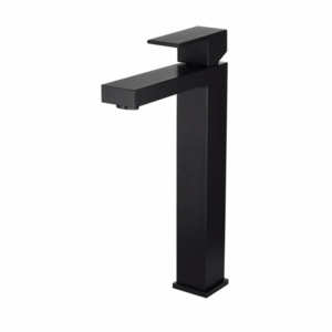 Meir - MB04 - Square Tall Basin Mixer - Matte Black