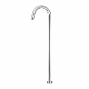 Meir - MB06-C - Round Freestanding Bath Spout - Polished Chrome