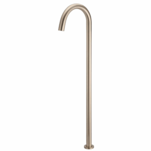 Meir - MB06-CH - Round Freestanding Bath Spout - Champagne