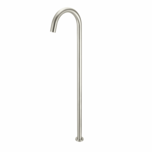 Meir - MB06-PVDBN - Round Freestanding Bath Spout - PVD Brushed Nickel
