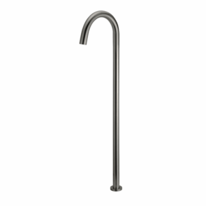 Meir - MB06-PVDGM - Round Freestanding Bath Spout - Shadow Gunmetal