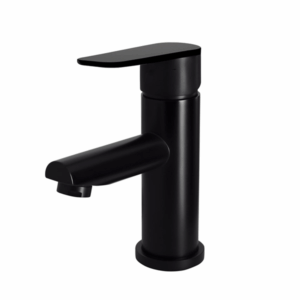 Meir - MB02PD - Round Paddle Basin Mixer - Matte Black