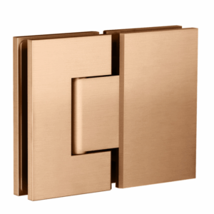 Meir - MGA01N-PVDBZ - Glass to Glass Shower Door Hinge - PVD Lustre Bronze