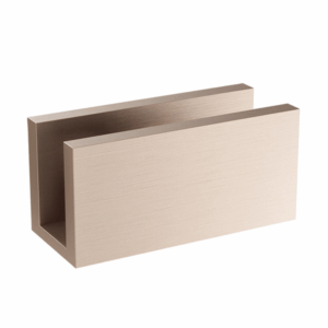 Meir - MGA03N-CH - Glass Fixing U Bracket - Champagne