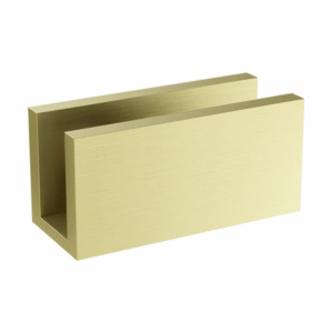 Meir - MGA03N-PVDBB - Glass Fixing U Bracket - PVD Tiger Bronze