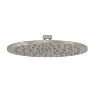 Meir - MH04N-PVDBN - Round Shower Rose 200mm - PVD Brushed Nickel