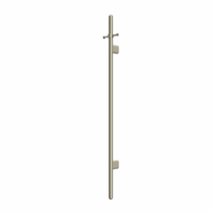 Meir - MHT02B-PVDBN - Heated Vertical Towel Rail - PVD Brushed Nickel