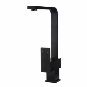 Meir - MK01 - Square Kitchen Mixer Tap - Matte Black
