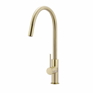 Meir - MK17-PVDBB - Piccola Round Pull Out Kitchen Basin Mixer Tap - Tiger Bronze