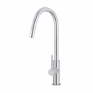 Meir - MK17-C - Piccola Round Pull Out Kitchen Basin Mixer Tap - Polished Chrome