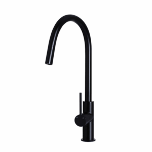 Meir - MK17 - Piccola Round Pull Out Kitchen Basin Mixer Tap - Matte Black