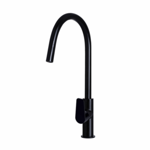 Meir - MK17PD - Round Paddle Piccola Pull Out Kitchen Mixer Tap - Matte Black