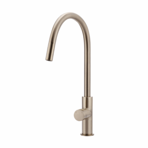 Meir - MK17PN-CH - Round Pinless Piccola Pull Out Kitchen Mixer Tap - Champagne