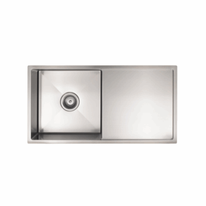 Meir - MKSP-S840440D-PVDBN - Lavello Kitchen Sink - Single Bowl & Drainboard 840 x 440 - PVD Brushed Nickel