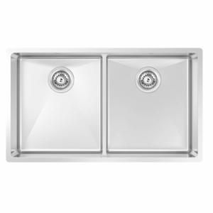 Abey - Montego - MOA360D - Double Bowl Sink - Chrome