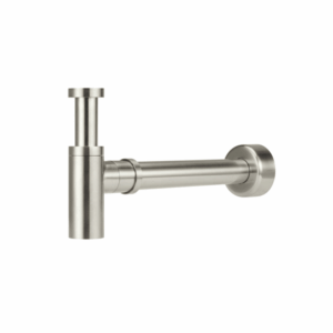 Meir - MP05-R-PVDBN - Round Bottle Trap - PVD Brushed Nickel