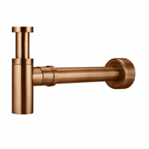 Meir - MP05-R-PVDBZ - Round Bottle Trap - PVD Lustre Bronze