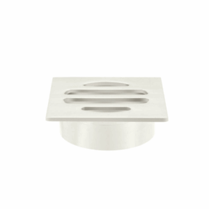 Meir - MP06-50-PVDBN - Square Floor Grate Shower Drain 50mm Outlet - PVD Brushed Nickel