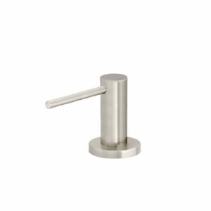 Meir - MP09-PVDBN - Round Soap Dispenser - PVD Brushed Nickel
