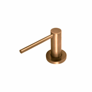 Meir - MP09-PVDBZ - Round Soap Dispenser - PVD Lustre Bronze