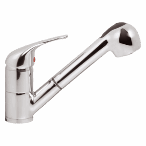 Abey - Mixmaster - MPOSM-LF - Sink Mixer with Pull Out Spray - Wels 4 Star Flow Rate 6.5L/min