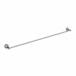 Meir - MR01-SR90-C - Round Single Towel Rail 900mm - Polished Chrome
