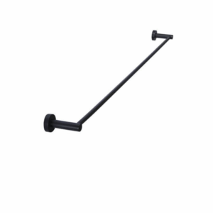Meir - MR01-SR90 - Round Single Towel Rail 900mm - Matte Black