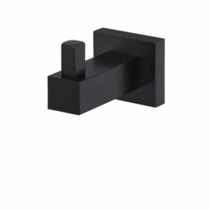 Meir - MR03 -Square Robe Hook - Matte Black