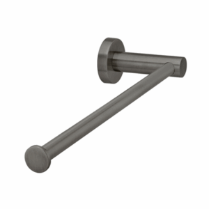 Meir - MR05-R-PVDGM - Round Guest Towel Rail - Shadow Gunmetal
